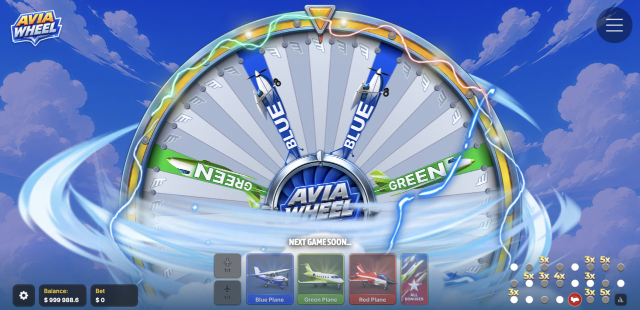 Avia Wheel hra o skutečné peníze, bonus, demo a podvod: kolo a karty letadel